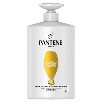 Pantene Pro-V Intensive Repair Shampoo per capelli, rimuove istantaneamente i segni di danni, 1000 ml