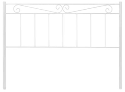 HOGAR24 ES | Cabecero de Forja Mod.58 | Camas de Matrimonio y Juvenil | Fabricado en España | Color Blanco | Cama de 150 cm.