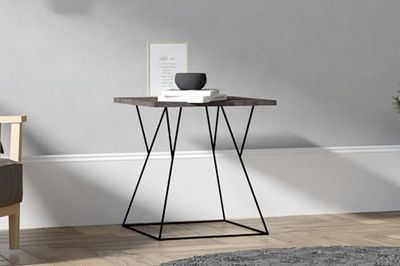 Modern Coffee Table, antracite 45 x 47,5 x 45 cm | 100% melamina rivestita in melamina, spessore 18 mm | Elegante design industriale e scandinavo per casa e hotel
