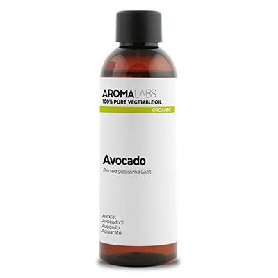 ORGANIC - AVOCADO Oil - 100mL - 100% Pure, Natural, Cold Pressed and AB Certified - AROMA LABS (French Brand)
