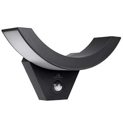 Maclean MCE290 Lampada a LED Decorativa Con Sensore di Movimento a Infrarossi Disponibile in Tre Colori Risparmio Energetico (Nero)