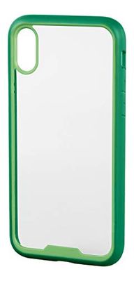 Prime, Protective Cover with Colored Frame - Apple iPhone X - Transparent/Green