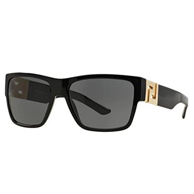 Versace Unisex zonnebril VE4296, zwart (Black Gb1/87), one size