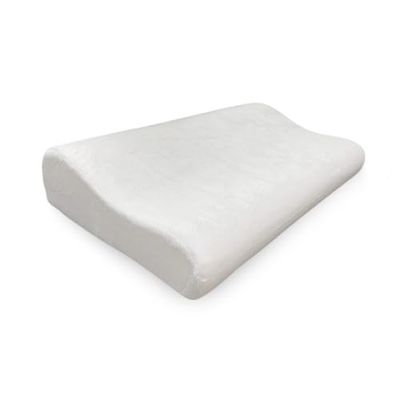 Bleu Câlin Oreiller Ergonomique Cervical à Mémoire de Forme, avec Housse Amovible Lavable en Machine, 50 x 30 x 10 cm