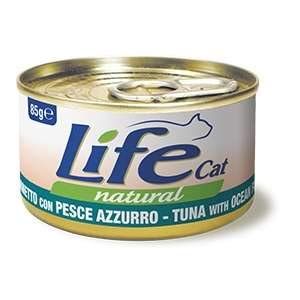 Life Cat Natural Tonno con Pesce Azzurro, lattina 85g