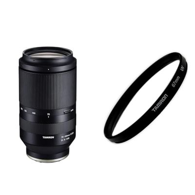 Tamron - Teleobiettivo con zoom F/2.8 Di III VXD A056SF per fotocamere Sony E Full Frame senza specchio & Filtro UV 67 mm