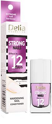 Delia Cosmetics - Nail Conditioner - Extreme Hardener - Nourishing Hardening Strenghtening - Smooth & Shiny Nails - Express 12 Days Result - 11ml