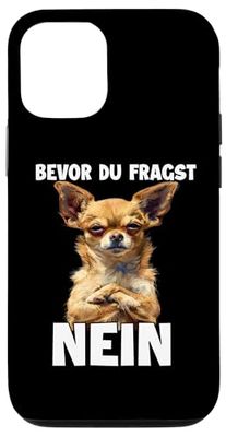 Funny Chihuahua T, funny walking outfit for dog owners Case for iPhone 12/12 Pro