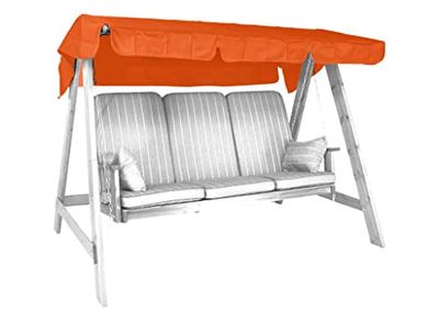 Angerer 9908/11 - Tetto per dondolo, Poliacrilato, 190 x 130 cm, Colore: Terracotta