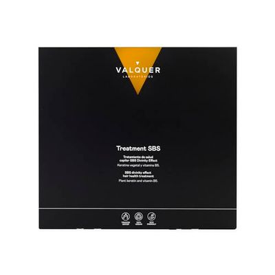 Valquer Tratamiento Reparador SBS con Keratina Vegetal. Regenerador Capilar de Hidratación Profunda para Cabello Seco, Dañado o Castigado. Combate el Pelo Encrespado y Recupera el Brillo Natural.