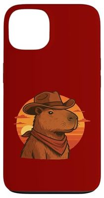Capybara Cowboy Zen et Sauvage du désert Coque pour iPhone 13