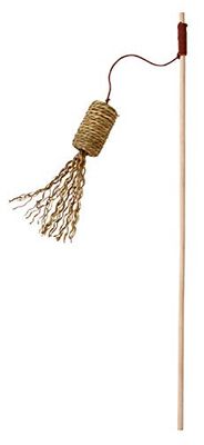Kerbl Play Fishing Rod Nature Cylinder From Corn Wicker, 41 cm