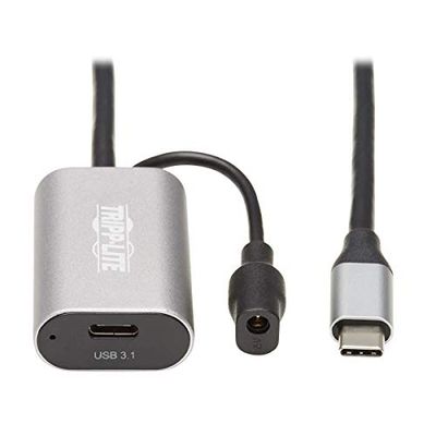 Eaton TrippLite by USB 3.2 Gen 1 Cable de Extensión Activo - USB-C a USB-C (M/F), 5 Gbps, Sólo Datos, 5 m (16.4 ft.)
