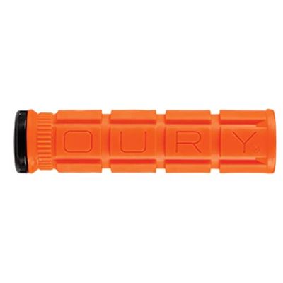 Manopole Lizard Skins Oury V2, Arancio, c/Anello di Blocco, Blaze arancione, 22.9 x 10.2 x 5.1 cm
