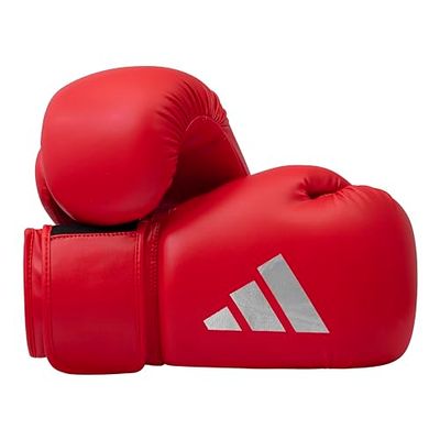 adidas Guantes de Boxeo Speed 50 para Adultos, Guantes de Boxeo de 12 oz, Guantes de Boxeo cómodos y duraderos, Color Rojo