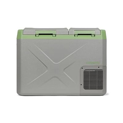 Steamy-E Single Zone 45, Nevera de compresor portátil eléctrica, 32 Litros, Gris, 12V / 230V, para Congelar y Enfriar de -20°C a +20°C, Ideal para Camping