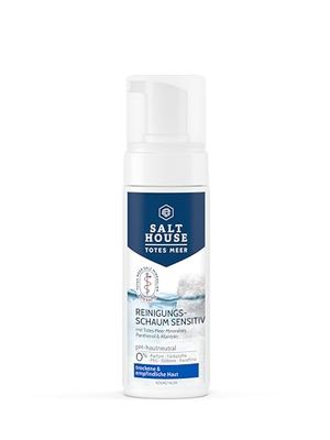 Salthouse Morte Meer Mousse nettoyante thérapeutique sensible avec panthénol et allantoïne pour peaux sensibles du visage 150 ml