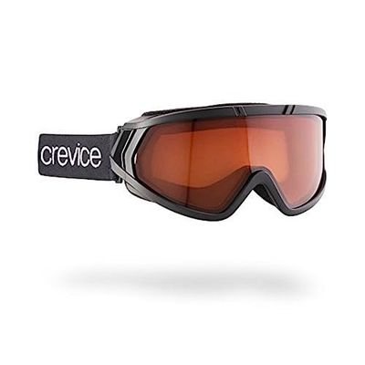 Black Crevice Skibrille Lunettes de ski Mixte Adulte Taille unique Noir