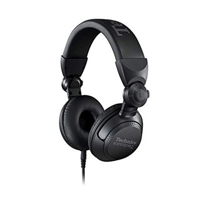 Panasonic Technics EAH-DJ1200EK Écouteurs Intra-Auriculaires DJ avec câble de raccordement, Drive 41 mm, 32 ohms/1 kHz d'indépendance, 106 DB/MW, câble Long 2 m, Adaptateur 6,3 mm Noir