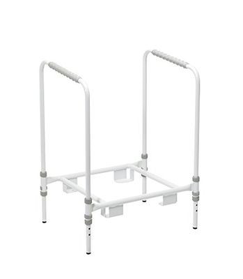 Homecraft Stand Frame voor de Porta Potti 165, Ondersteuning Handgrepen voor Draagbaar Bedside Toilet, In hoogte Verstelbaar, Ouderlijk, Disabled
