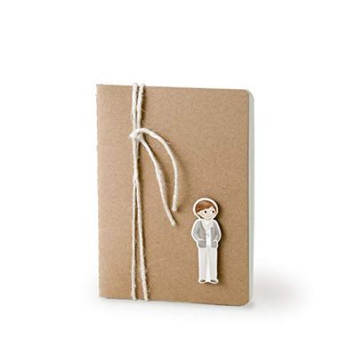 Mopec Petit carnet de communion avec foulard Kraft Taille unique