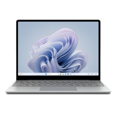 Microsoft Surface Laptop Go 3 (Windows 11, 12,4 inch touchscreen, Intel Core i5, 8 GB RAM, 256 GB SSD, platina, Frans AZERTY-toetsenbord)