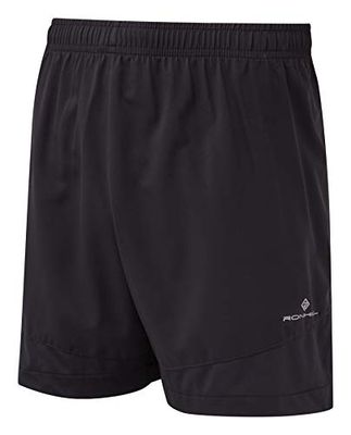 Ronhill Life - Pantaloncini Corti da Uomo, 12,7 cm, Uomo, Pantaloncini, RH-005217, Tutto Nero, M