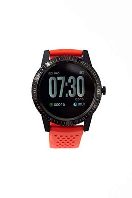 Monkeylectric Unisex Ksmart1 Smartwatch-Rapid Red Rouge, one size