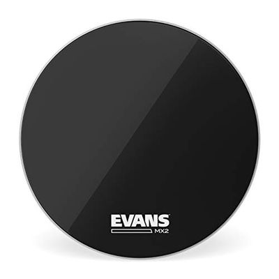 Evans MX2 svart bastrumhuvud svart 20 Inch