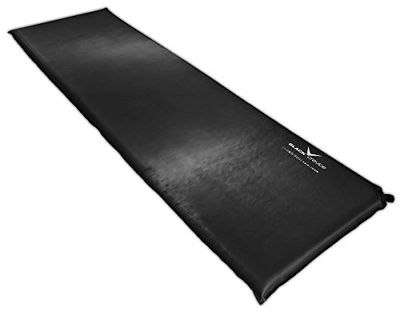 Black Crevice, Materassino Autogonfiabile Unisex-Adulto, Nero, 10
