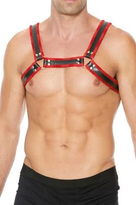 Buckle Bulldog Harness - S/M - Red