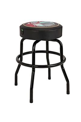 Fender® Guitars & Amps Pick Pouch Barstool, Black/Black, 24"