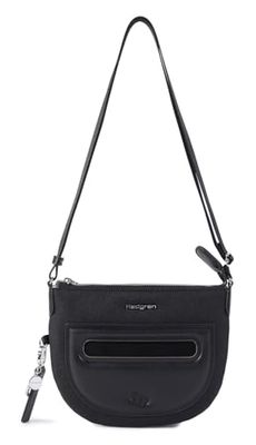 Hedgren Unisex's Bonbon S Halfmoon Crossover S + RFID, Black, Talla única