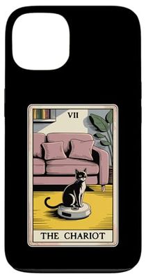 Carro Tarot Card Cat Robot Aspirador Gato Carcasa para iPhone 13