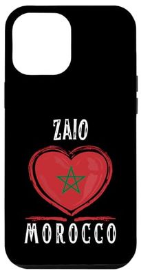 Morocco Flag Heart Zaïo City Case for iPhone 12 Pro Max