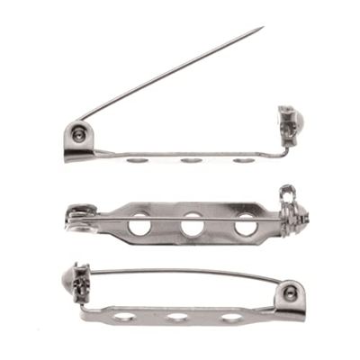 Glorex 6 3803 604 - Spilla con mandrino, 27 mm, 5 pezzi