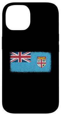 Grafica della bandiera delle Figi per uomini, donne, bambini Custodia per iPhone 14
