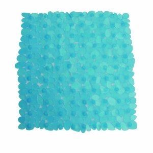 MSV badmat kiezelstenen blauw 54 x 54 cm acryl, latex