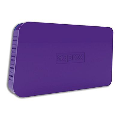 Approx APPHDD06P - Carcasa (USB 3.0, 2.5", HDD), Color púrpura