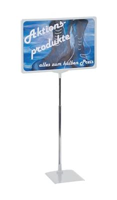 Franken GmbH PSM A4 12 - prijsstandaard DIN A4, grijs