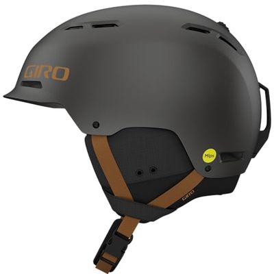 Giro Trig, Casco Unisex, Metallic Coal/Tan, L