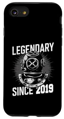 iPhone SE (2020) / 7 / 8 Legendary Since 2019 Birthday Retro Vintage Diving Diver Case