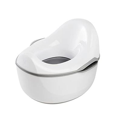 keeeper Orinal deluxe 4 en 1, Orinal, Reductor, Taburete y Dispensador de toallitas, De 18 meses a 4 años aprox, Kasimir, Blanco