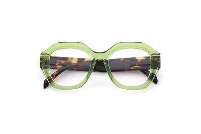 Corpo-otto Occhiali da Lettura Vogue Verde-Tartaruga +1,50