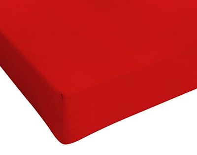 Max color lakan 25 cm hörn, röd, enkel
