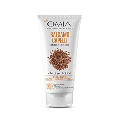 Balsamo Eco biologico Olio di Semi di Lino Capelli Crespi 180 Ml