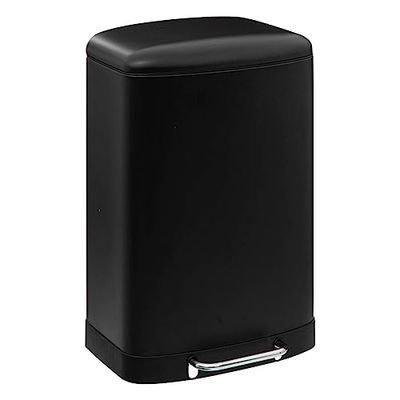 5 five simply smart Poubelle à pédale ariane métal 50l noir