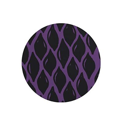 Questo Casa, Rund musmatta med digitalt tryck, halkfri baksida, för kontor och hem, diameter: 22 cm