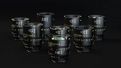 DZOFILM Cine Lens Vespid Prime 8-Lens Kit (16 T2.8 + 25/35/50/75/100/125 T2.1 + Macro 90 T2.8) Metric