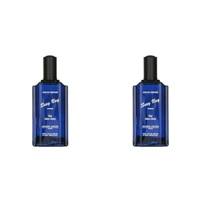 JEANNE ARTHES - Parfum Homme Sexy Boy Intense - Eau de Parfum - Flacon Vaporisateur 100 ml - Fabriqué en France à Grasse (Lot de 2)